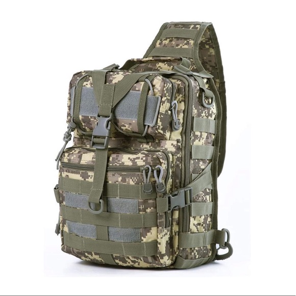 Tactical Sling Bag Pack Military Shoulder Sling - Picture 5 of 9